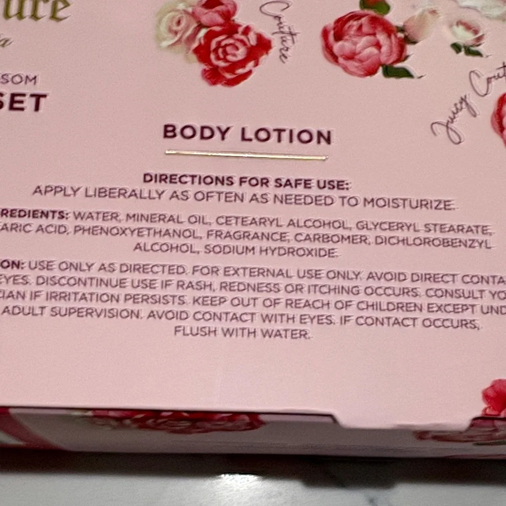 Juicy Couture Pink & Purple Body Wash Set - Picture 4 of 6